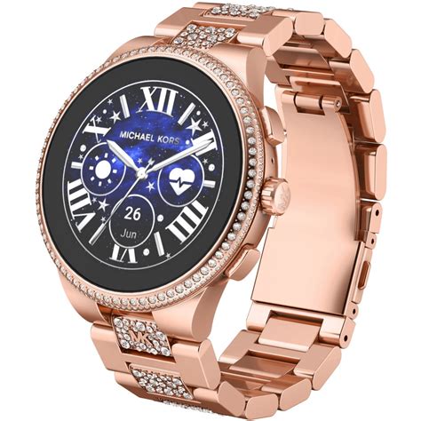 michael kors gen 6 smartwatch rose gold